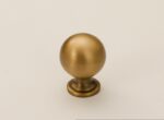 Banyany French Retro Spherical Brass Cabinet Knobs | Vintage Gold Drawer Pulls for Furniture - 图片 2