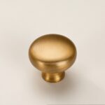 Banyany French Retro Spherical Brass Cabinet Knobs | Vintage Gold Drawer Pulls for Furniture
