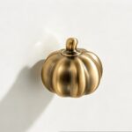 French Retro Spherical Brass Cabinet Knobs | Vintage Gold Drawer Pulls for Furniture (复制)