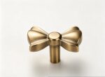 French Retro Spherical Brass Cabinet Knobs | Vintage Gold Drawer Pulls for Furniture 03