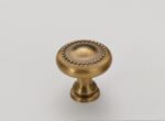 French Retro Spherical Brass Cabinet Knobs | Vintage Gold Drawer Pulls for Furniture 03 - 图片 2