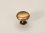 French Retro Spherical Brass Cabinet Knobs | Vintage Gold Drawer Pulls for Furniture 05 - 图片 2