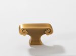 French Retro Spherical Brass Cabinet Knobs | Vintage Gold Drawer Pulls for Furniture 06 - 图片 3