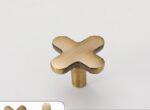 French Retro Spherical Brass Cabinet Knobs | Vintage Gold Drawer Pulls for Furniture 06 - 图片 4