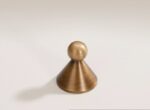 French Retro Spherical Brass Cabinet Knobs | Vintage Gold Drawer Pulls for Furniture 07 - 图片 6