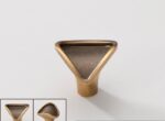 French Retro Spherical Brass Cabinet Knobs | Vintage Gold Drawer Pulls for Furniture 07 - 图片 3