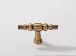 Banyany Vintage Oval Mushroom Cabinet Knobs | Brushed Gold Furniture Handles for Drawers - 图片 4