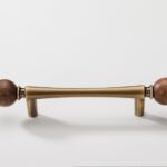 Banyany French Retro Ribbed Pumpkin Cabinet Knobs | Textured Antique Brass Drawer Pulls