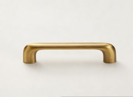 Banyany French Retro Ribbed Pumpkin Cabinet Knobs | Textured Antique Brass Drawer Pulls 1