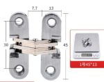 Banyany Heavy Duty Cross Concealed Hinge | Invisible Hidden Door Hardware for Furniture & Cabinets - 图片 9