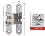 Banyany Heavy Duty Cross Concealed Hinge | Invisible Hidden Door Hardware for Furniture & Cabinets - 图片 6